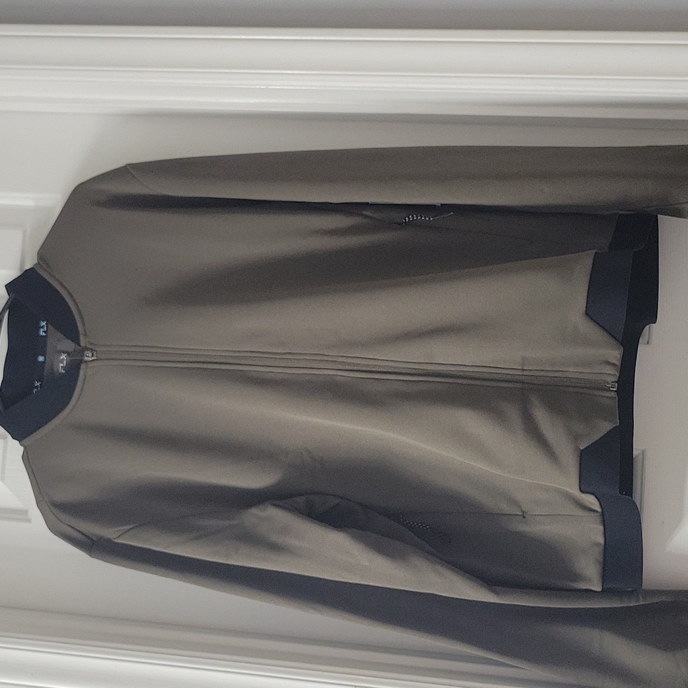 FLX  green and black light active jacket size L